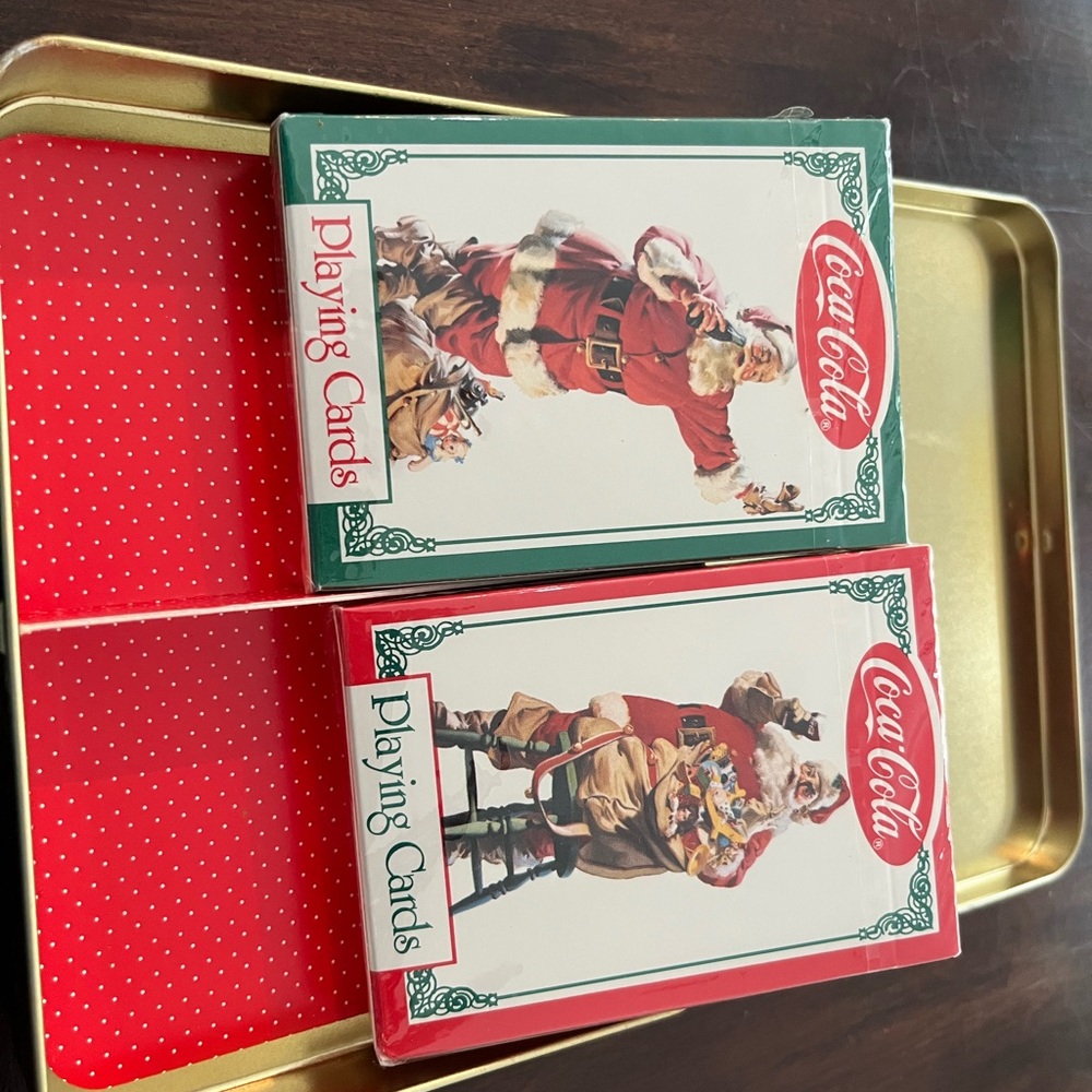 New Coca Cola 1994 limited edition playing cards
